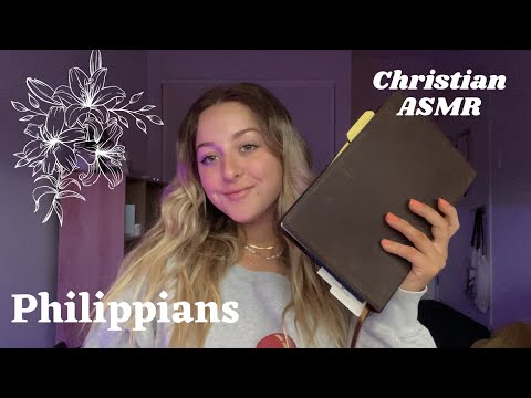 Relaxing Philippians Bible reading | Christian ASMR