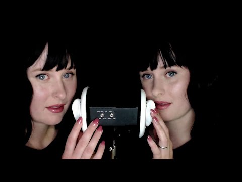 ASMR Twin Ear Cleaning with Comforting Trigger Words ♡ Perfect, Good, Relax ♡ Personal Attention