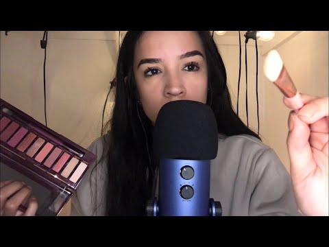 ASMR Inaudible, Friend Does Your Makeup!