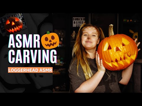 Scary Cool ASMR Pumpkin Carving!