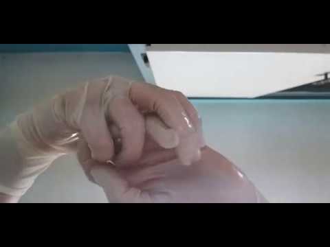 (( ASMR )) pov hand movements with latex gloves and oil sounds.