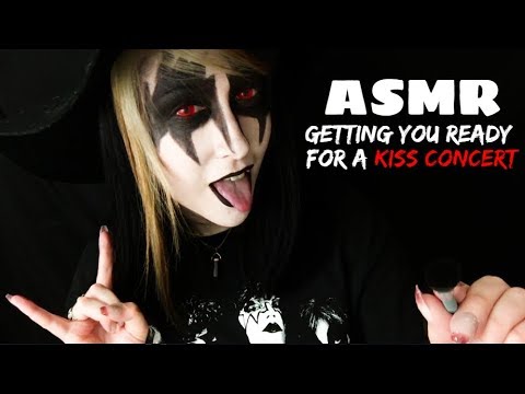 ASMR Getting You Ready for a KISS Concert!