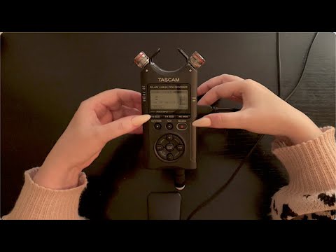 ASMR | Heavenly Tascam DR-40X scratching for ultimate relaxation, no talking