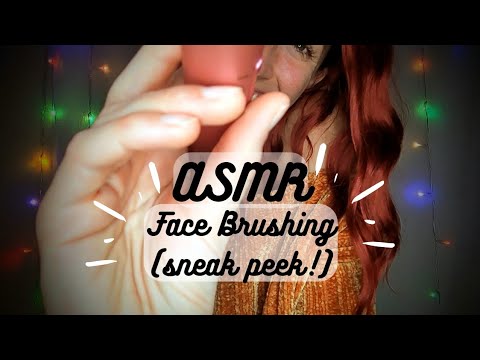 ASMR | Face Brushing (sneak peek) 💖
