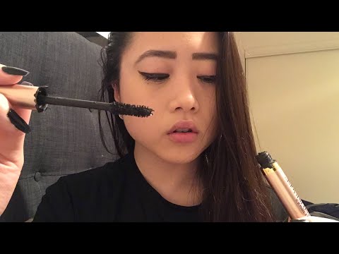 ASMR| My Easy Makeup, Whispers, Brushing, Mouth Sounds