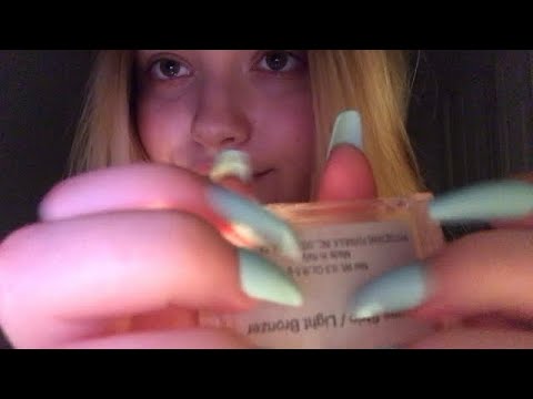 asmr ~ fast tingly tapping/scratching on makeup