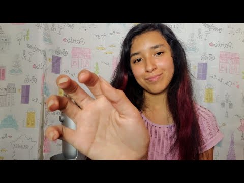 ASMR hand movements scratching clawing and more on your face