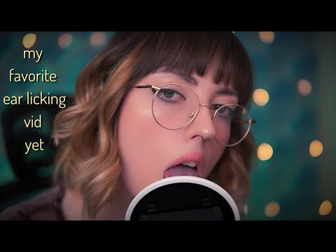 ASMR the deepest ear licking / eating with my favorite effect - no talking