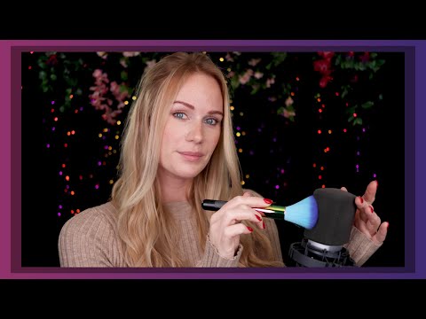 Mic Brushing and Scratching ASMR (deep ear to ear whispers)