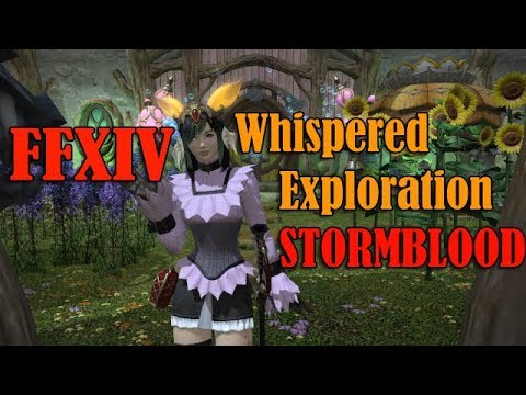 [ASMR] Whispered FFXIV Housing/Stormblood Areas + Keyboard/Mouse Clicking (Mouth Sounds)