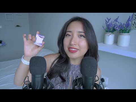 ASMR breathy whispers Super Close to Your Ears (rambles, extra triggers..)