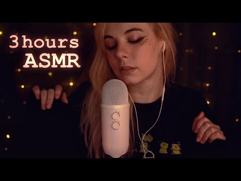 ASMR | 3 HOURS clicky mouth sounds, tktk, sksk, tongue clicking and more