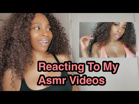 Reacting To My Asmr Videos | Crishhh Donna 🤦🏾‍♀️