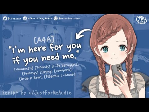 I'm here for you [Sweet voicemail] | ASMR RP