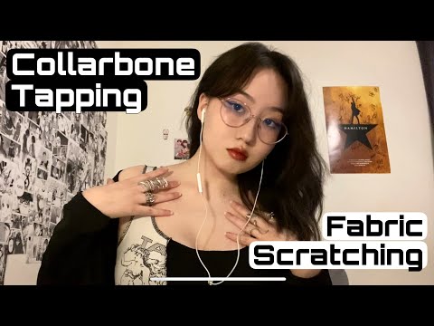 ASMR | My First Video!! Collarbone Tapping, Hand Movements, Body Triggers (+ Rambles)