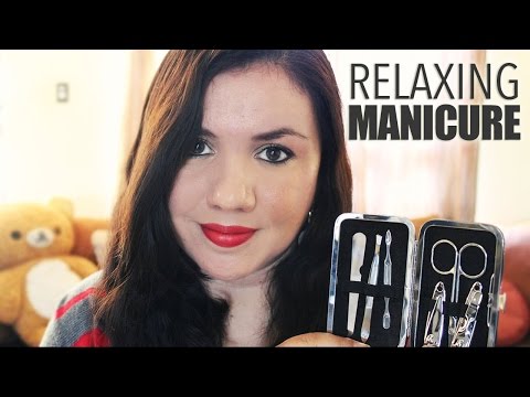 ASMR MANICURE ROLE PLAY | Whispering & Water Sounds
