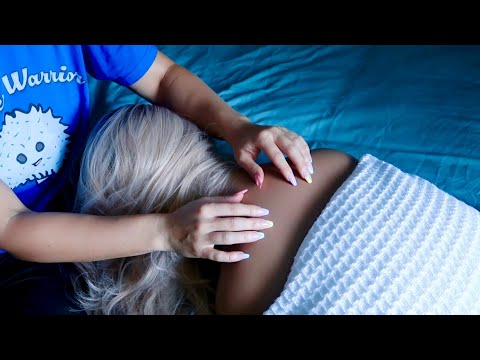 ASMR | Relaxing Back Attention & Hair Play