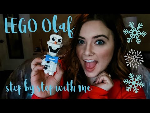 LEGO Olaf ❄️ - ASMR - Build step by step with me! (Whispered)
