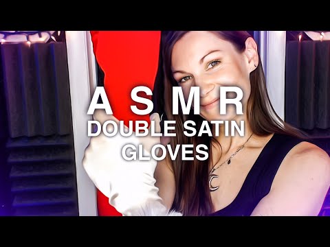 ASMR satin gloves, long gloves & trigger words (guaranteed relaxation)