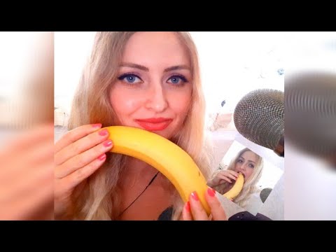 Asmr eating banana  &#asmrlickingbanana&#asmreatingsounds&same whispering(18+)