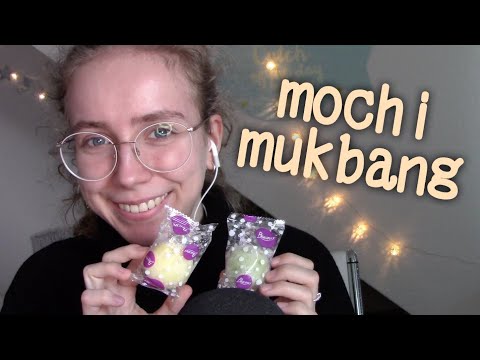 ASMR || Come snack with me 🍡🍘 | Rambly mochi ice cream mukbang