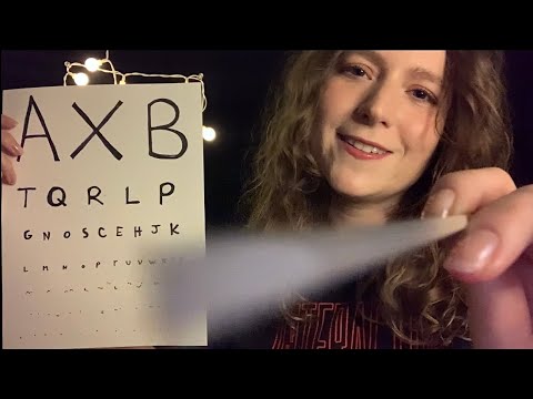 ASMR | Eye Exam Roleplay in 10 Minutes! 👁 (light triggers, follow my instruction)