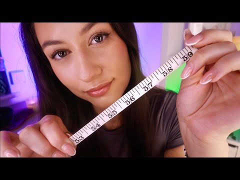 ASMR Face Touching, Measuring & UP CLOSE Personal Attention for Sleep 😴 ❤️