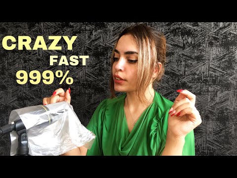 ASMR it's CRAZY Fast & ⚡ ((Spray sounds , mouth sounds & Microphone tapping))