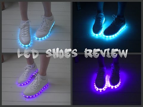 ASMR: LED shoes review~soft spoken