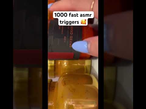 1000 fast ASMR triggers!!! full video uploaded ♡ #asmrtapping #asmrtriggers #asmr #books #asmrvideo