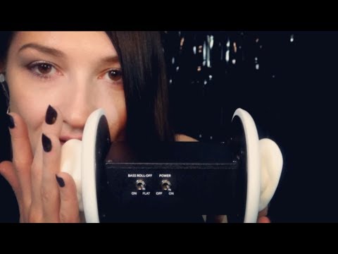 ASMR Soft Gentle Ear Massaging & Rubbing With Ear Blowing & Soft Whispers.. Shhhhhh
