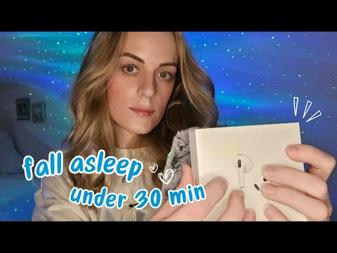 ASMR | 😴✨Sleepy Tapping, Body Triggers, Layered Trigger Words, Mic Brushing For Relaxation