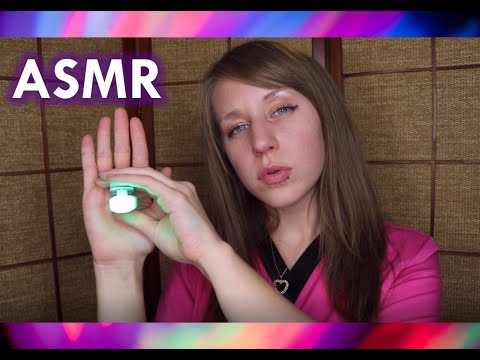 ASMR - Eye check with light triggers | Quake Clinic