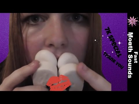 [ASMR] All My Best Fast Mouth Sounds & Ear Munching Clips In One Video (7k Subscribers Special)