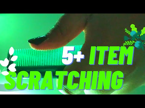 ASMR | 5+ Item Scratching Compilation for Stress and Headache Relief - No Talking