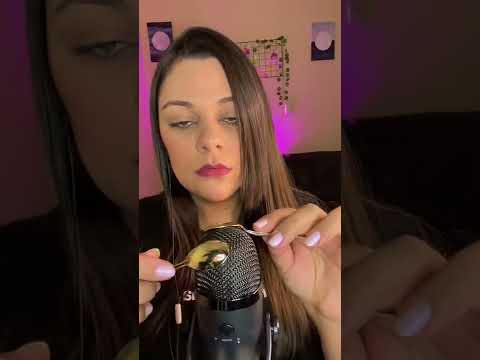 ASMR: Colher no microfone | Spoon on microphone