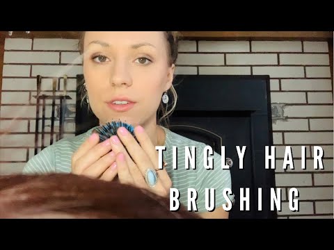 EXTREMELY TINGLY WHISPERING ASMR | Brushing Your Hair ASMR Talking | Face Touching ASMR Sleep