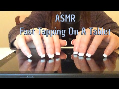 ASMR Fast Tapping On A Tablet(No Talking After Intro)
