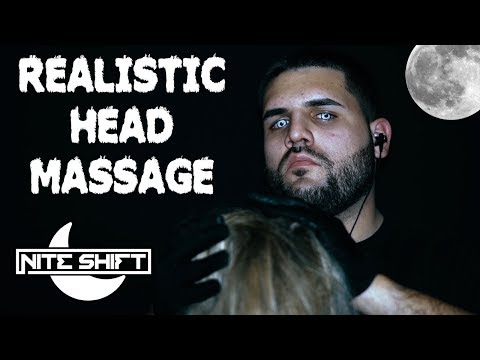 ASMR Realistic Head Massage (Ear Cupping, Scalp Massage, Stroking/Playing With Your Hair)