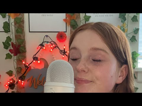 ASMR come chat with me