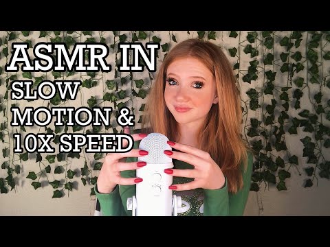 ASMR In Slow Motion vs. 10X Speed