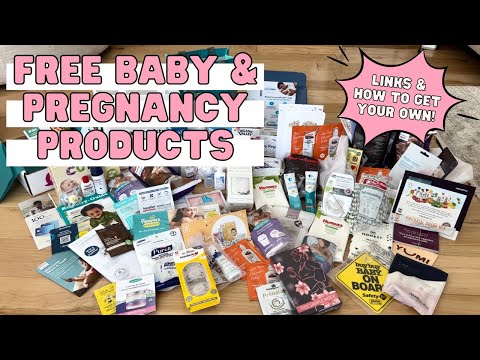 Unboxing 50+ FREE Baby & Pregnancy Products 2022 PLUS How to get it all