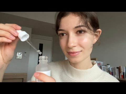 ASMR spa treatment on a rainy day