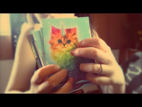 ASMR sorting my CUTE stationary and ripping paper - no talking - requested :)