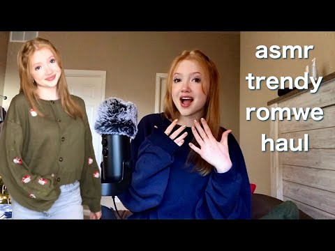 ASMR *trendy *cute *affordable romwe haul!! best sale prices!!