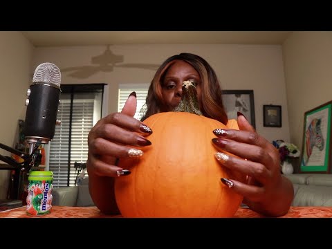 Pumpkin Tapping ASMR Chewing Gum