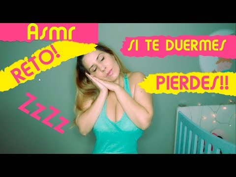 ASMR - Challenge 💤 RETO si te duermes Pierdes! 💤RETO IMPOSIBLE ¿AGUANTAS SIN DORMIR?.EN ESPAÑOL