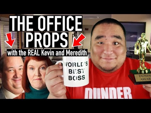 [ASMR] The Office Props (w/ the REAL Kevin & Meredith) | MattyTingles