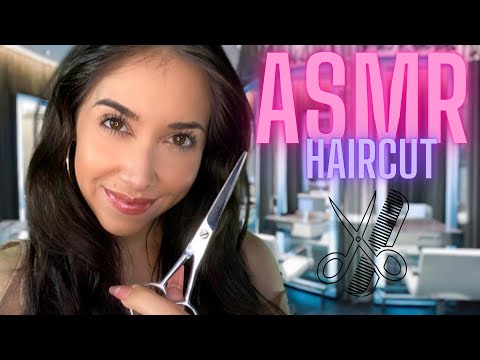 ASMR ✨ Haircut Appointment • Whispered • Scissor sounds + Personal attention