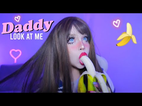 DADDY, LOOK AT ME !! ❤️🍌 ( cute stepdaughter wants attention  )